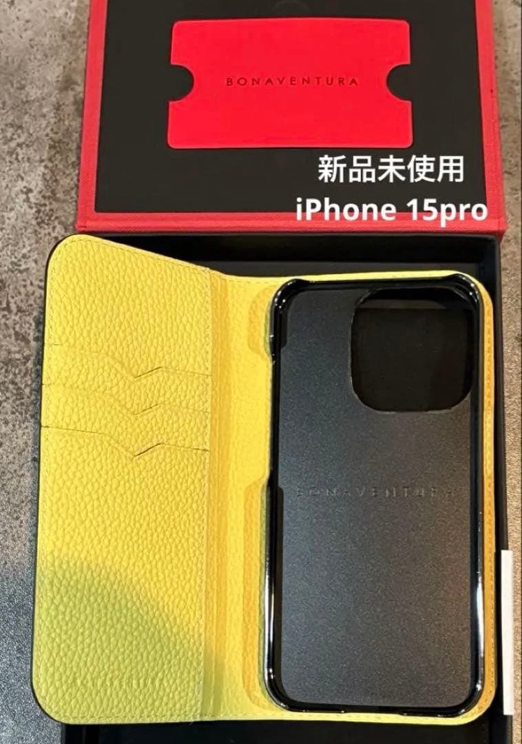 新品ボナベンチュラiPhone15proダイアリーケース