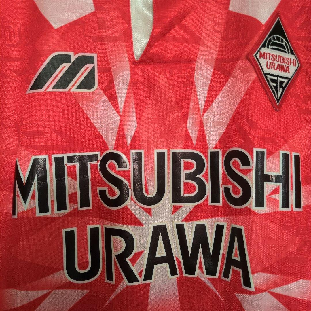 サッカー Jリーグ 浦和レッドダイヤモンズ ユニフォーム 岡野雅行 正規品L