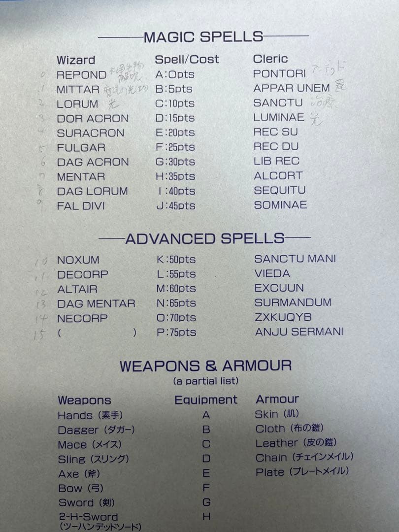 UltimaⅢ exodus pc98