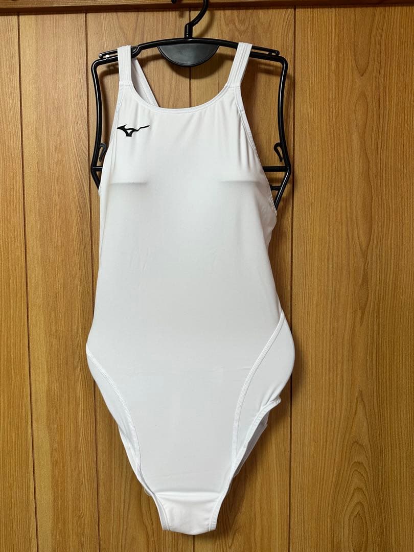 特注 XL(LL)サイズ ホワイト ミズノ 競泳水着 送料無料