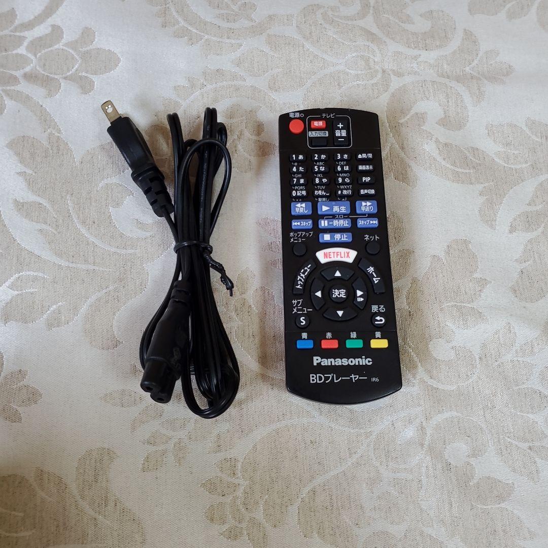 Panasonic 4K BDプレーヤー リモコン付きDMP-BDT180
