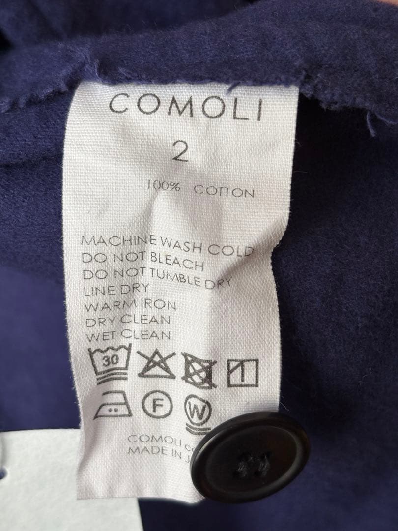 COMOLI コモリ コットンネル ジャケット　size 2