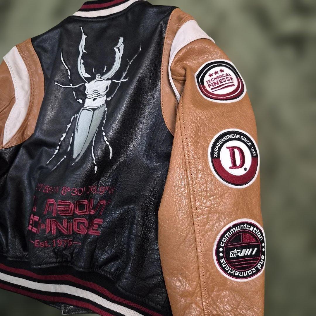 ZARA オールレザー スタジャン L 10回程度着用