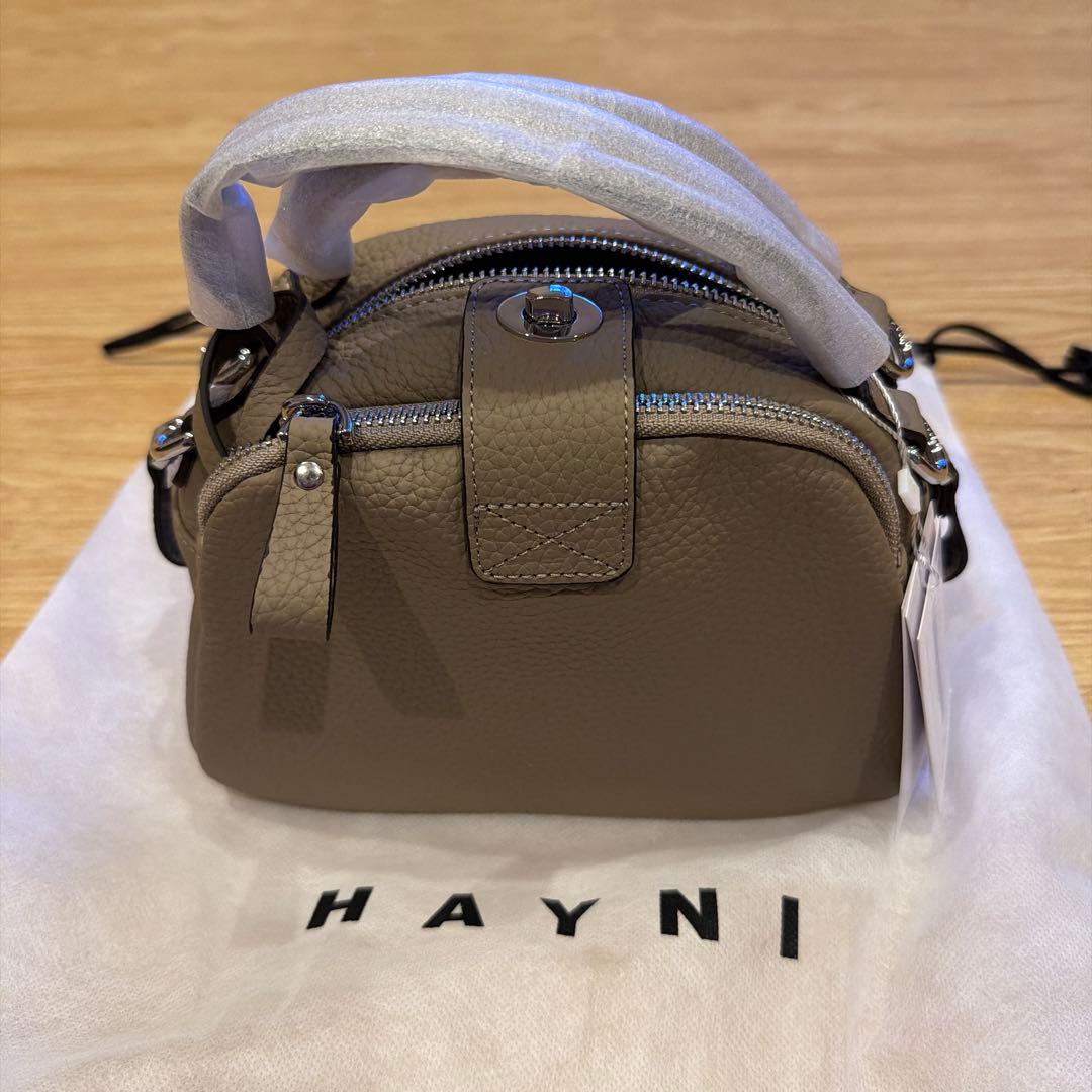 HAYNI ベイビーロシェ　グレージュ　シルバー金具