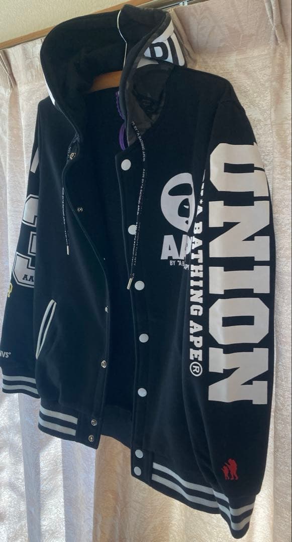 aape by bathing ape AAPE スタジャン フードMサイズ