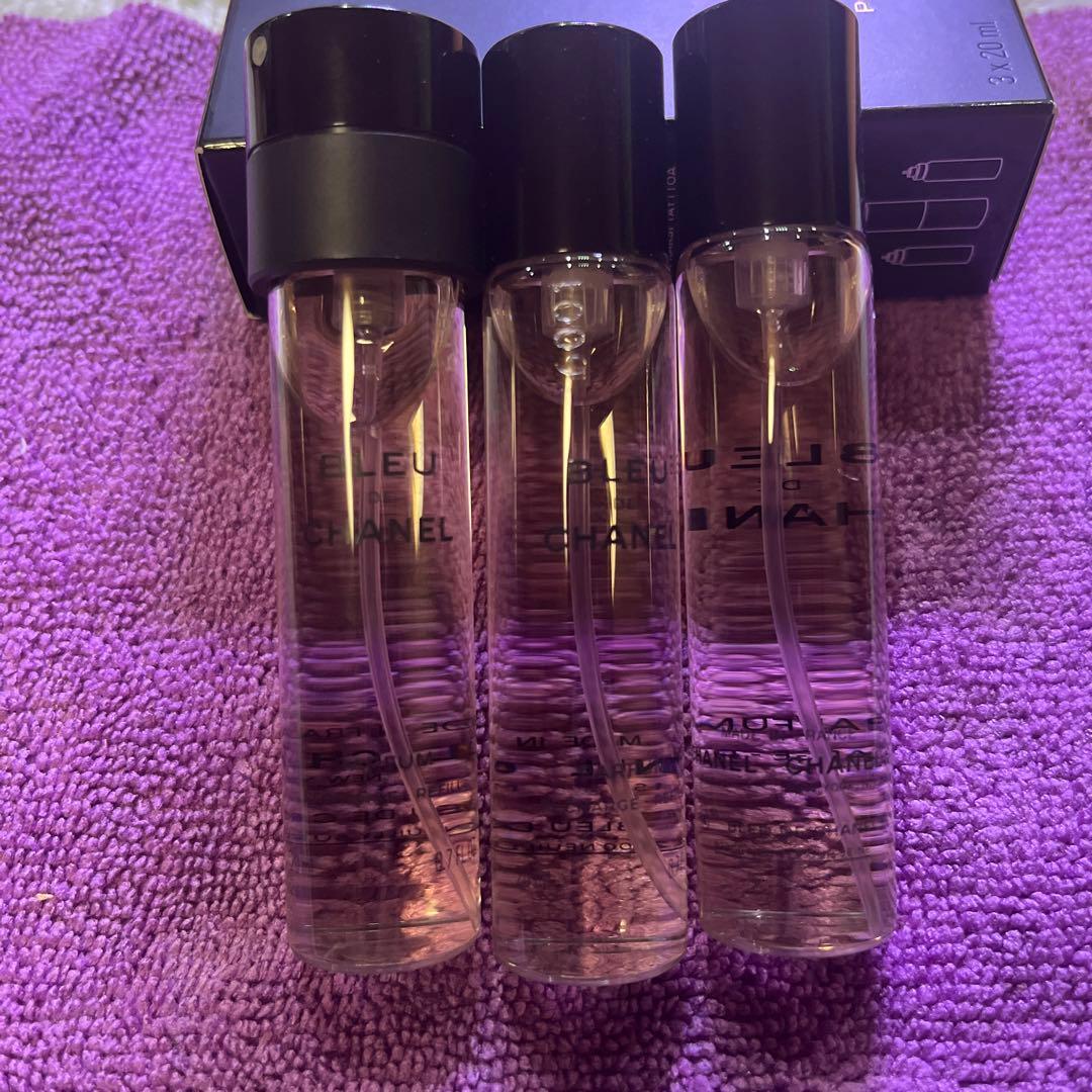 BLEU DE CHANEL パルファム トラベルスプレー　3×20ml