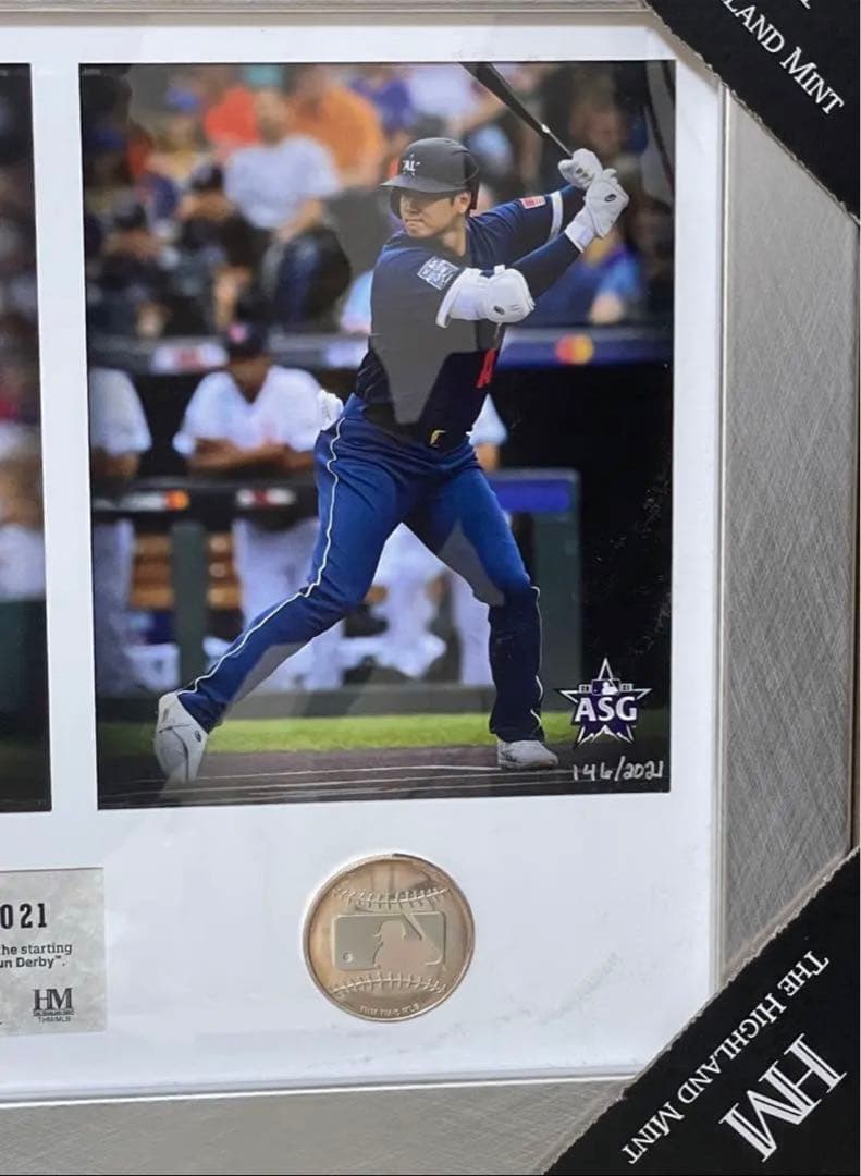 大谷翔平選手 MLBオールスターゲーム 2021初出場　貴重な二刀流写真