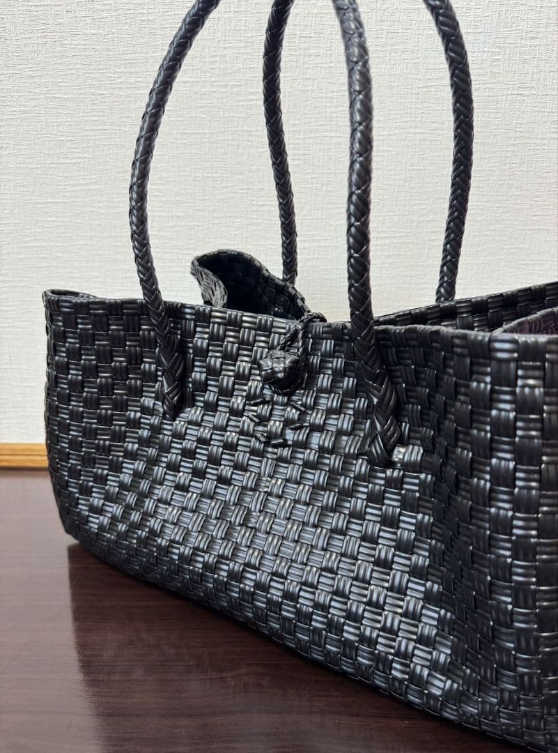 【専用】　プラカゴ　メルカド　横長　トートバッグ　パサール　ブラック 1228