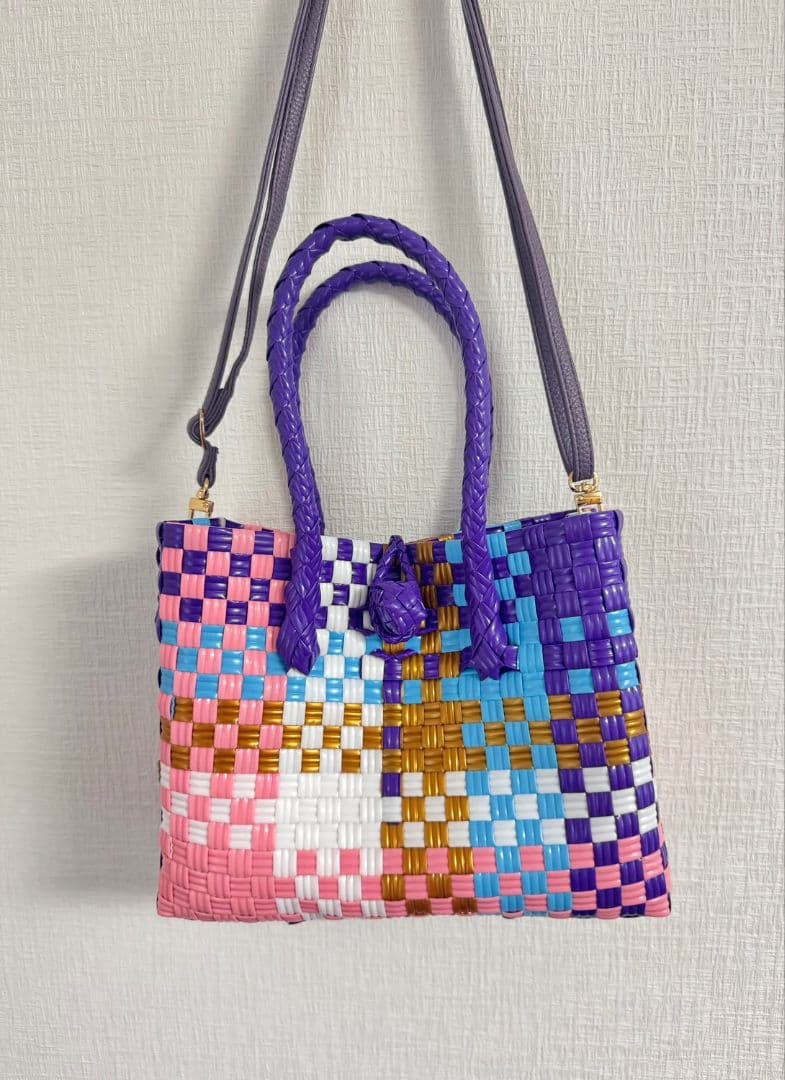 【専用】　プラカゴ　メルカド　横長　トートバッグ　パサール　ブラック 1228