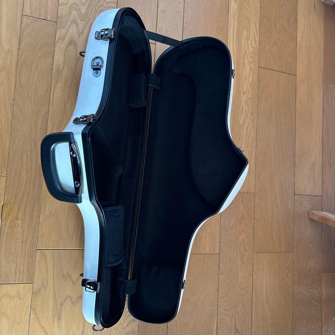 アルトサックスケース ホワイトハードケース