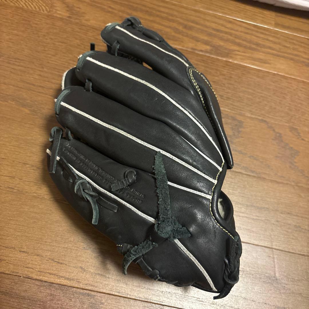 ミズノ 軟式グローブ 黒 投手