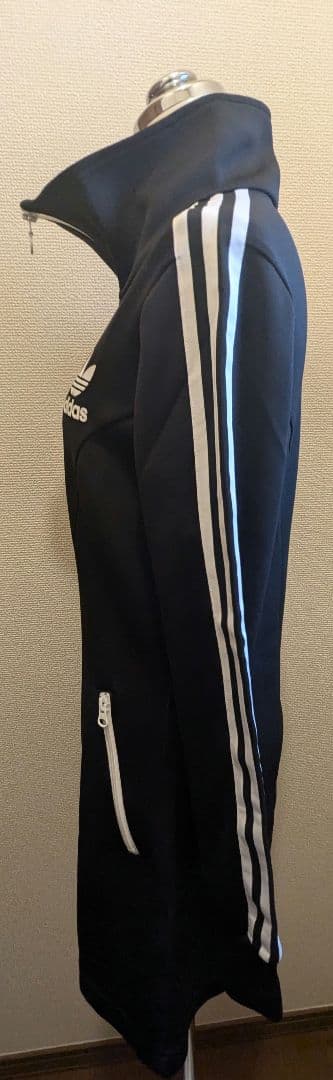 adidas アディダス ジャージ トラックワンピース 黒