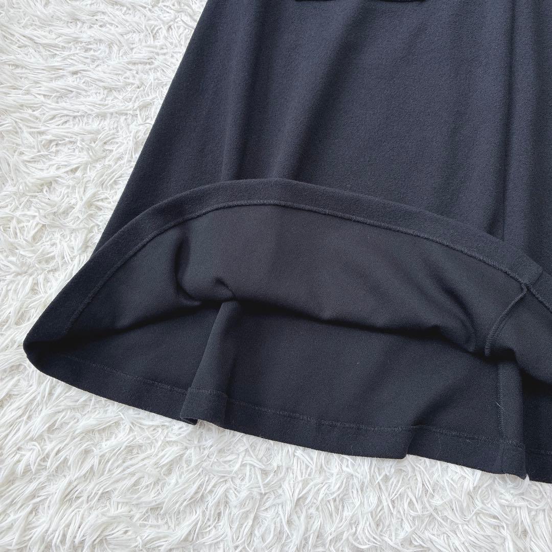 ビアズリー ブークレワンピース ノースリーブ ロング ポケット フレア Vネック