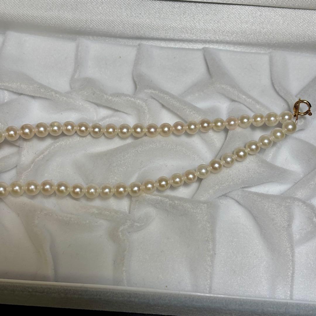 あこや真珠✨K18　ロング　パール 約4.5-5.0mm ゴールド　冠婚葬祭