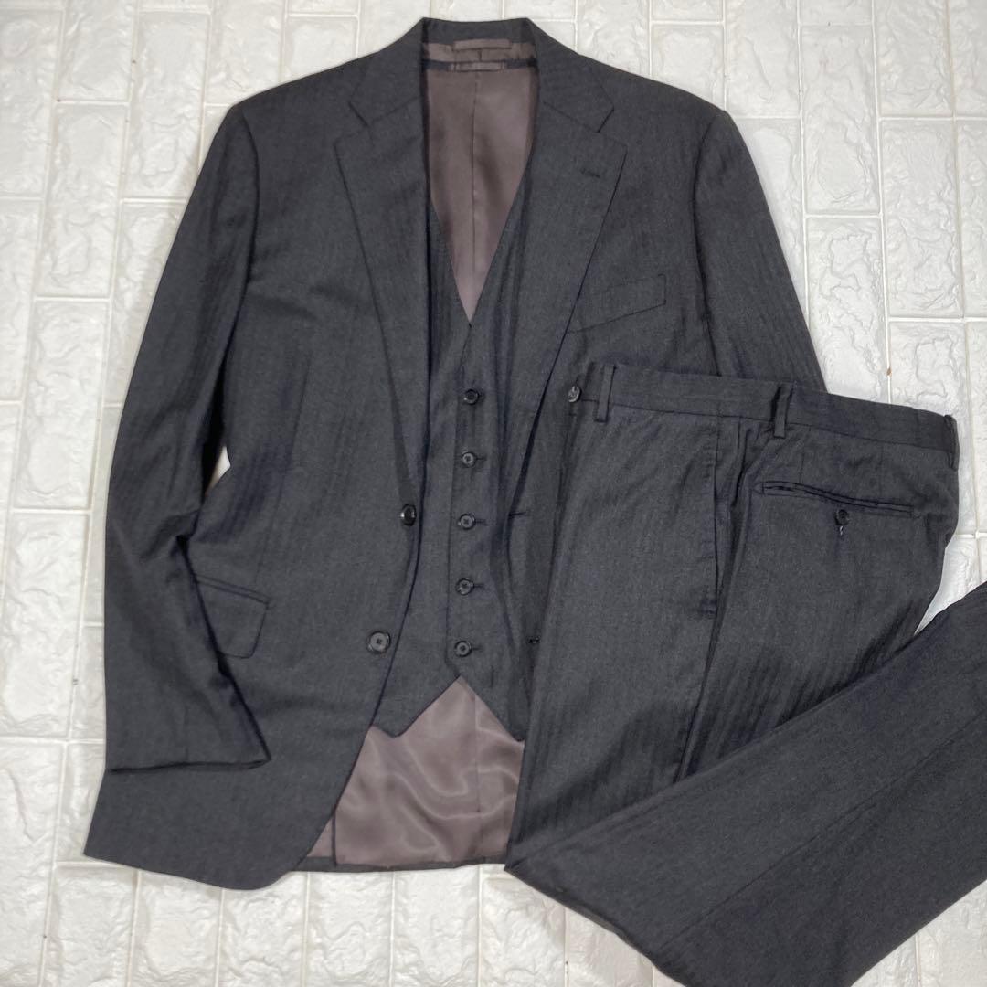 カッパスーツ　スリーピース　ロロピアーナ社　本切羽