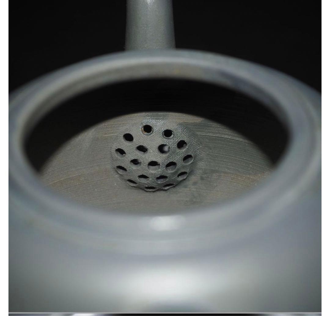 送料無料　明治～大正時代　青備前急須　煎茶道具