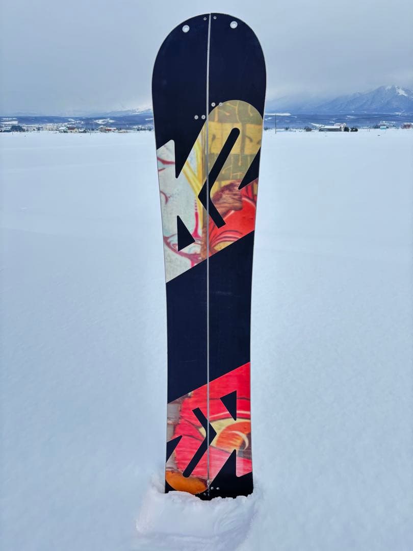 スノーボード　スプリットボード　K2 Panoramic 168 板　シール付き
