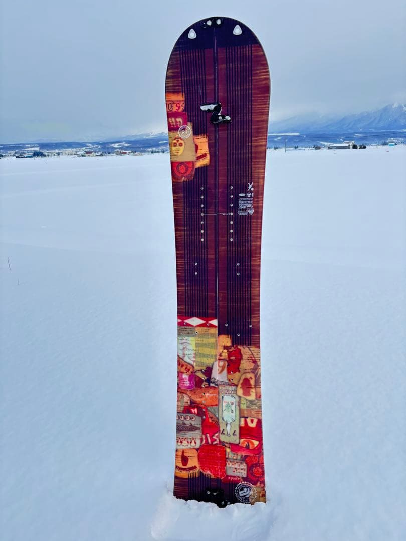 スノーボード　スプリットボード　K2 Panoramic 168 板　シール付き