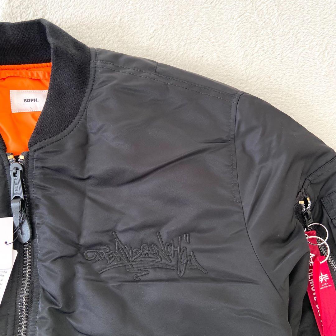 40周年記念　未使用タグ付　アルファインダストリーズ　MA-1 短丈　黒　L