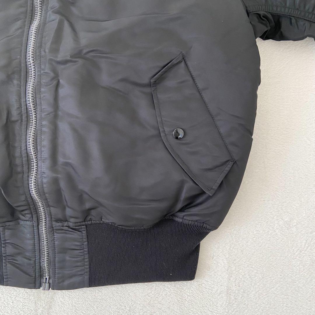 40周年記念　未使用タグ付　アルファインダストリーズ　MA-1 短丈　黒　L