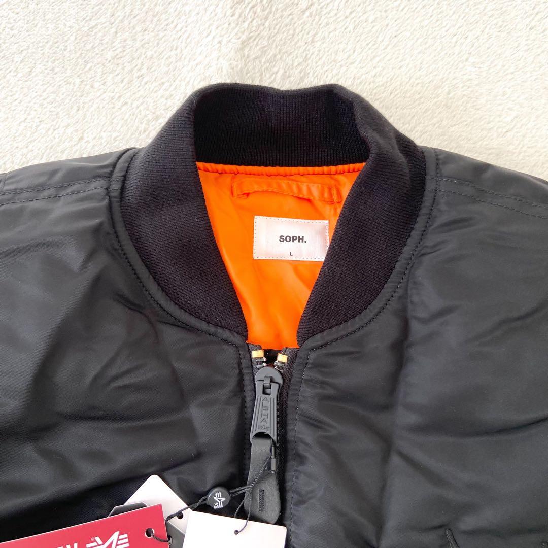 40周年記念　未使用タグ付　アルファインダストリーズ　MA-1 短丈　黒　L