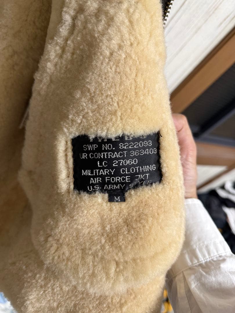 (極上)B-3ムートンジャケット