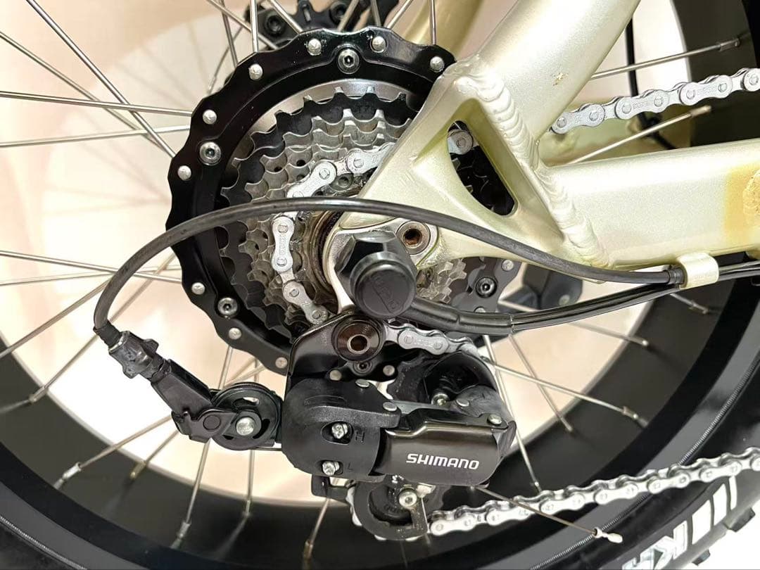 【動作確認済】送料無料 ROCKA FLAME ディスク式 電動アシスト自転車