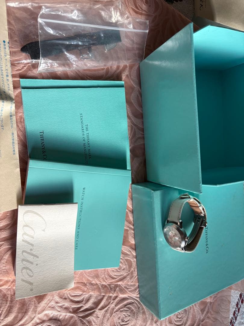 TIFFANY&Co ティファニー 腕時計 マークラウンド 自動巻　スケルトン