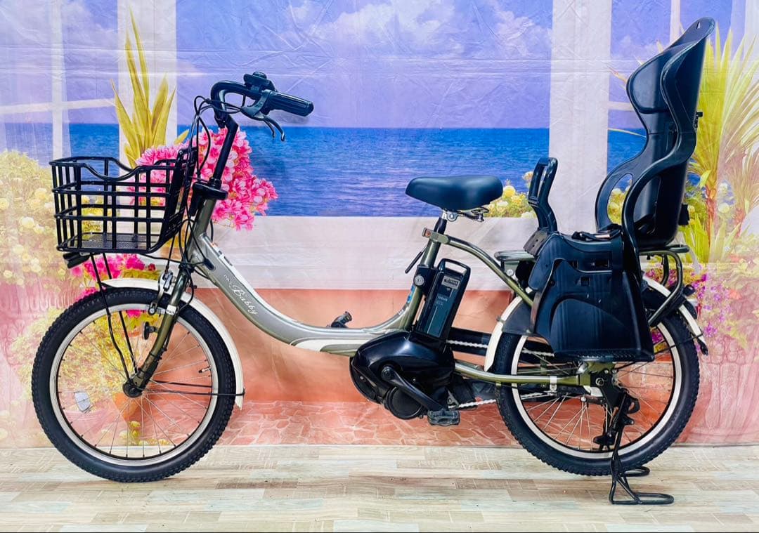 人気モデル！パスバビー12AH⭐️ヤマハ子供乗せ電動アシスト自転車Y3418