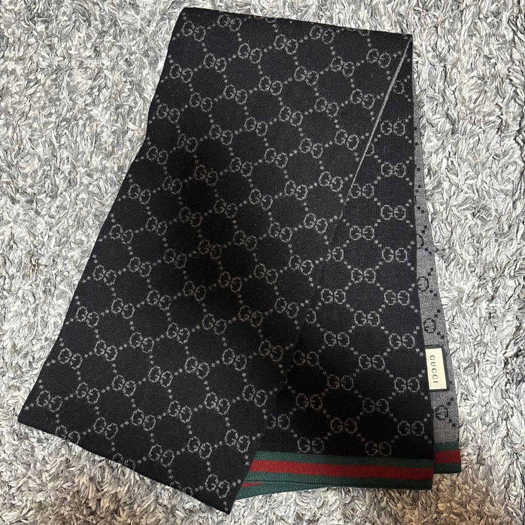 GUCCI GGパターン マフラー 23 x 180 cm