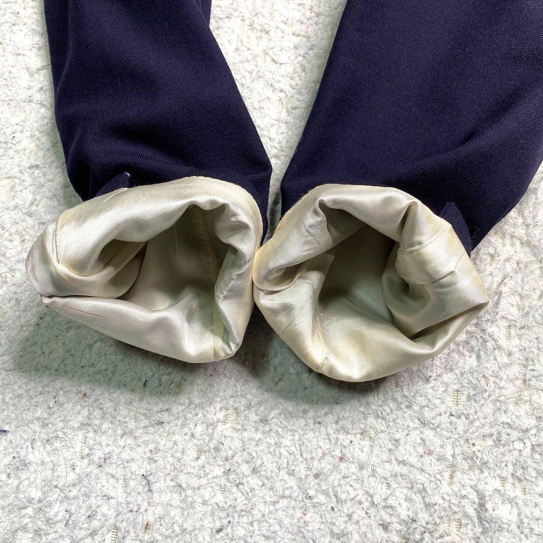 良品✨Burberry テーラード 紺ブレ ダブル 英国製 金ボタン XL