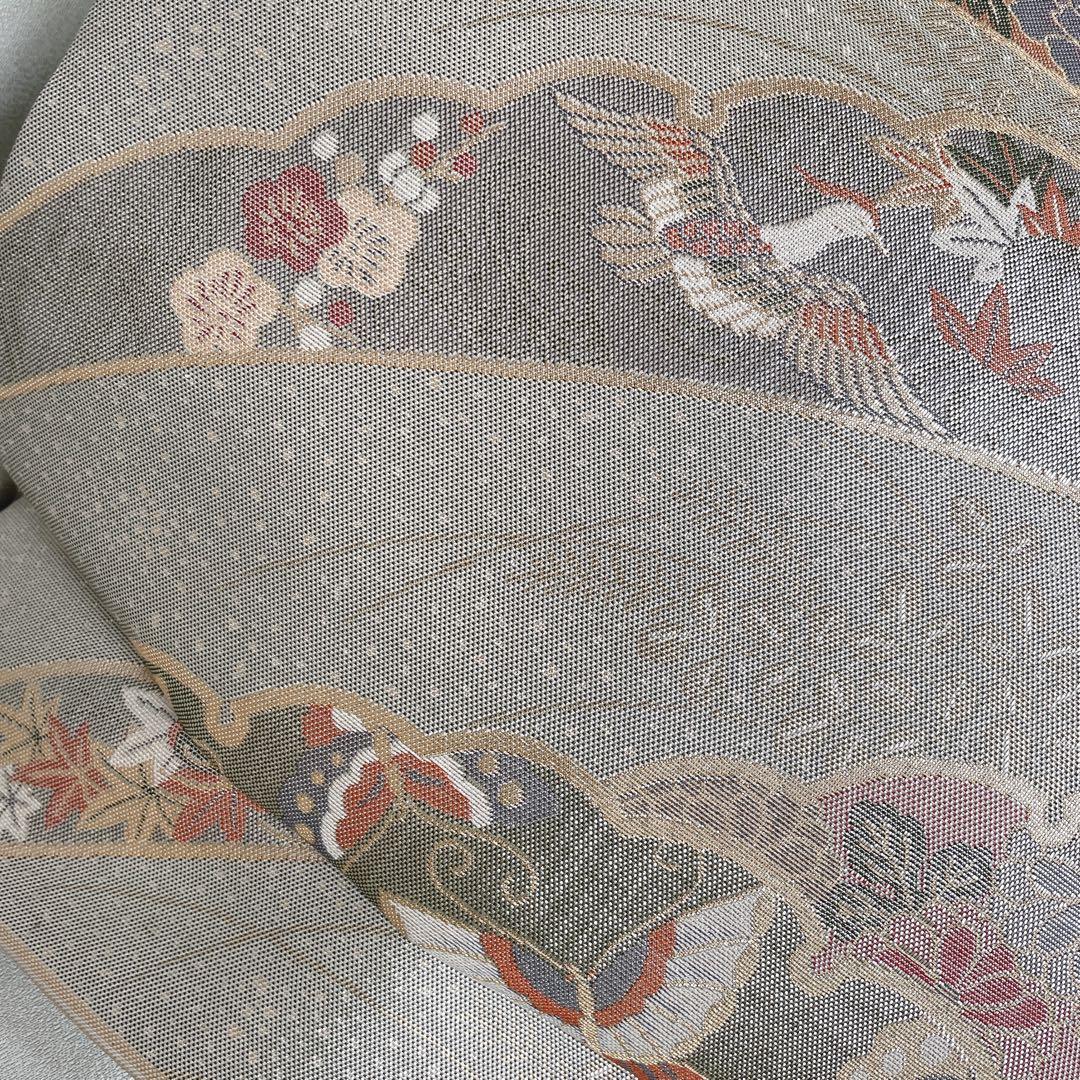 訪問着　フルセット　梅と松　金糸　刺繍　パールトーン加工　入学式　卒業式　I6