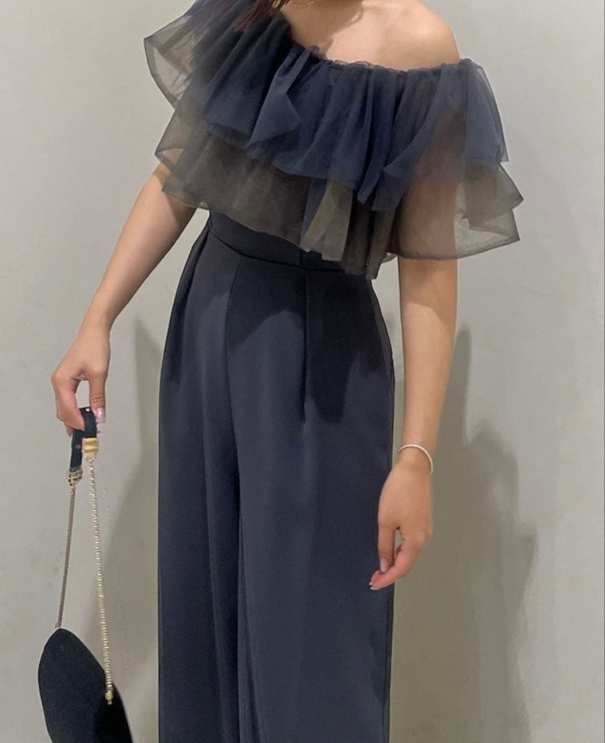 12/11 限定価格✨LAGUNAMOON【新品】チュールカラーベアパンツドレス