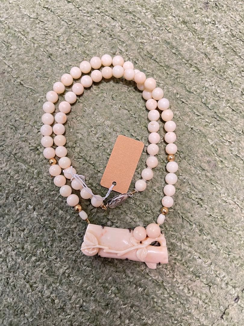 珊瑚サンゴネックレス