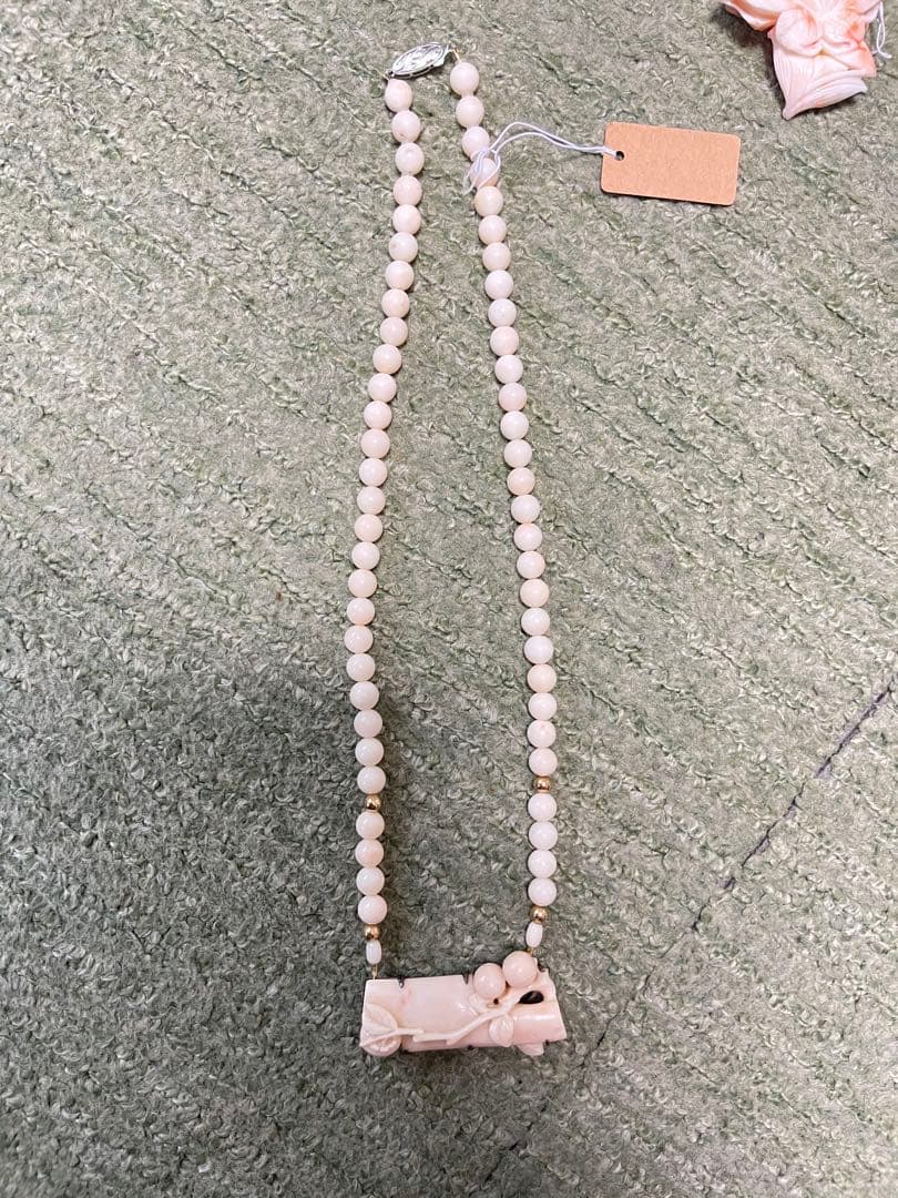 珊瑚サンゴネックレス