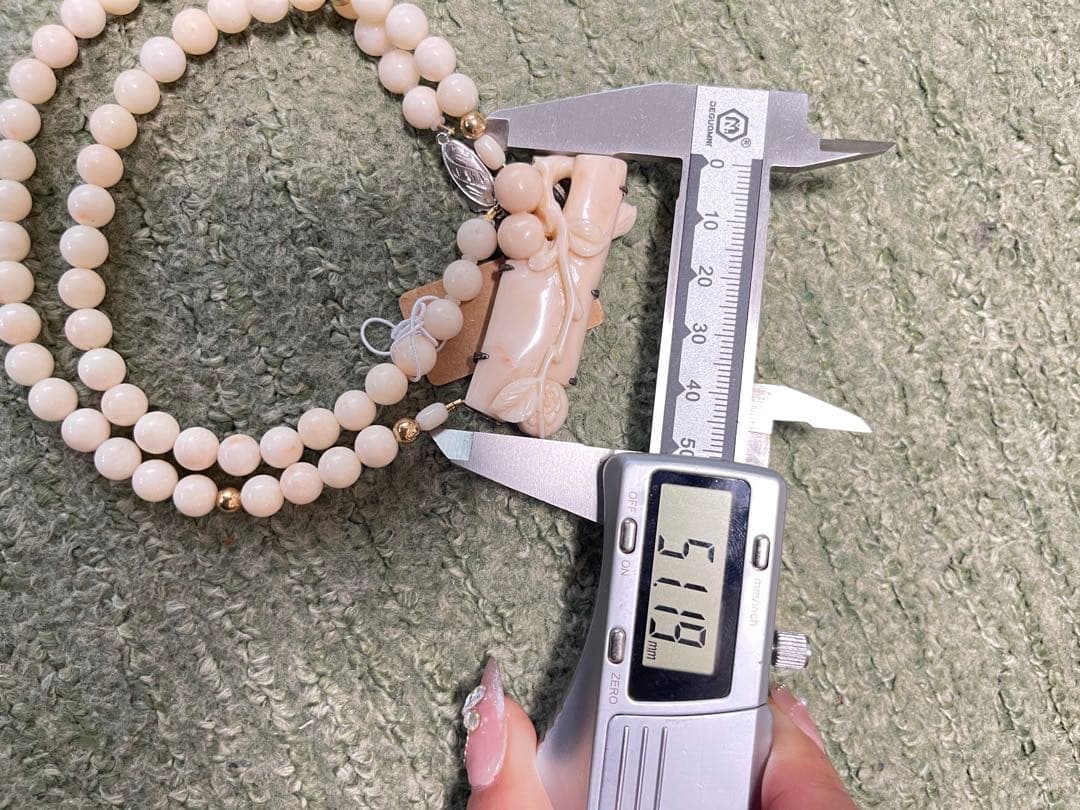 珊瑚サンゴネックレス