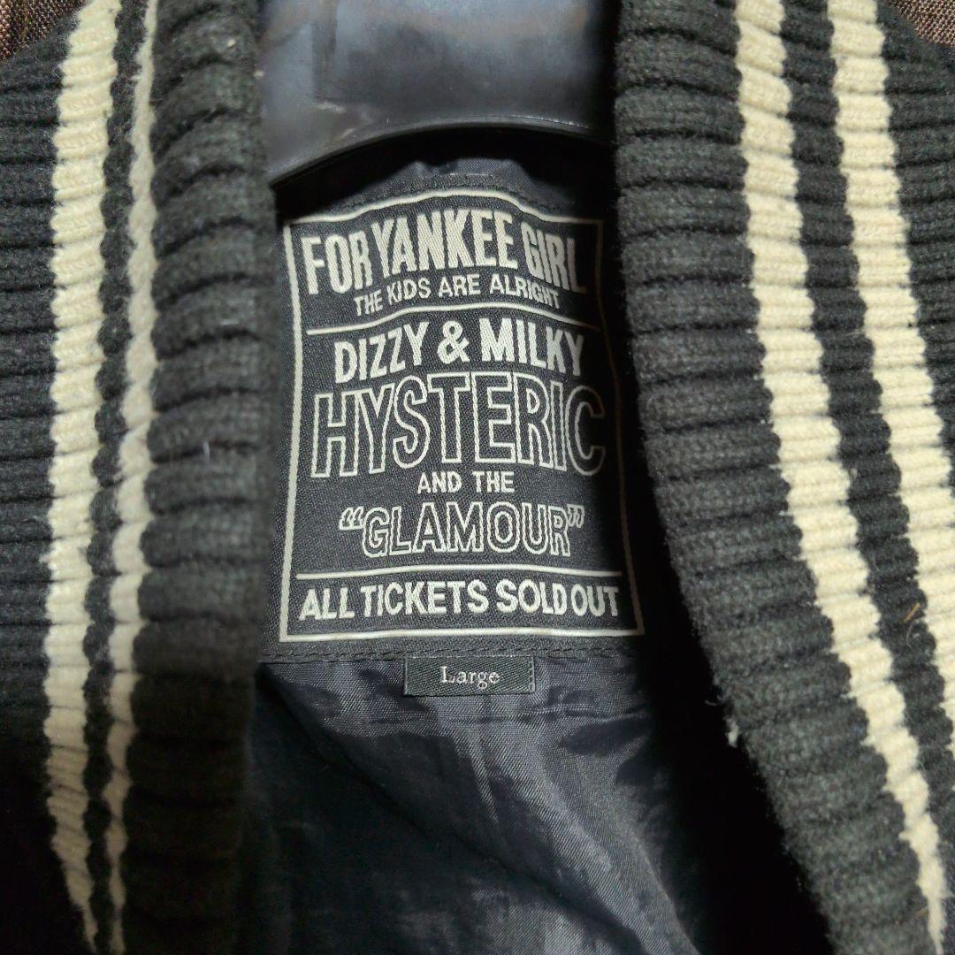 HYSTERIC Glamour VIXEN GIR 刺繍ヴァーシティジャケット