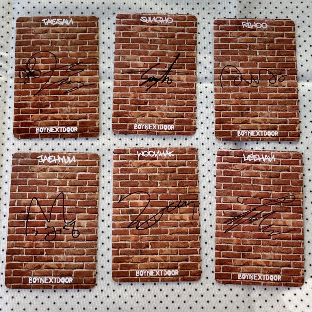 BOYNEXTDOOR weverse WHY ボネクド ラキドロ トレカ 6枚