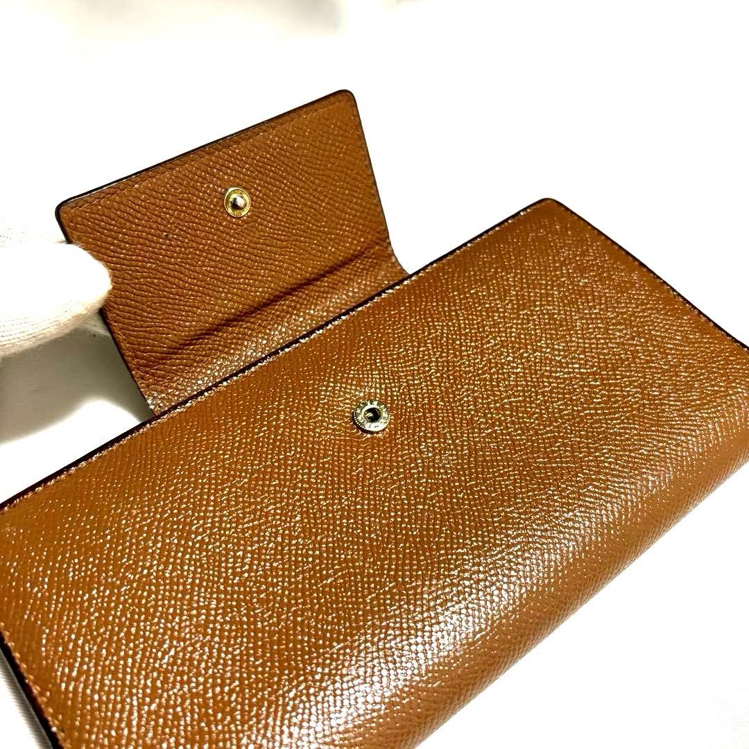 。。 ✨BVLGARI ブルガリ◆ブラウン◆グレインフルレザー◆長財布