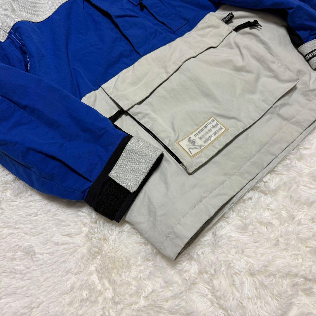 PHENIX スキーウェア上下セット M/L 青灰【E-70】