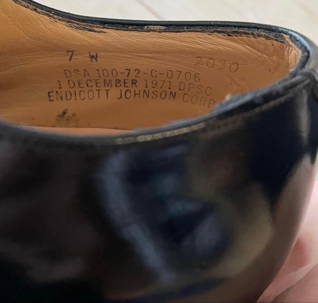 72's U.S. NAVY サービスシューズ ENDICOTT JOHNSON