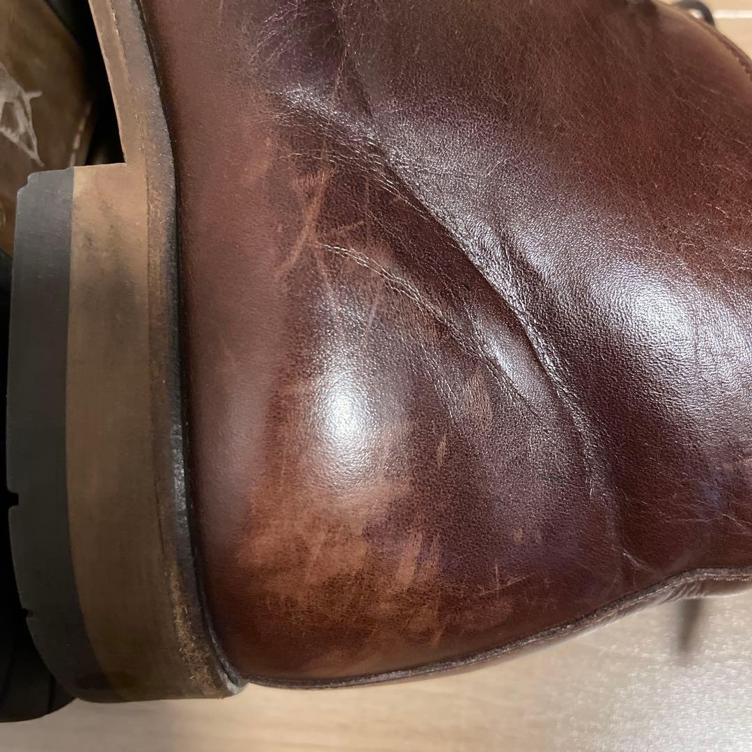 良品 RODD&GUNN チャッカブーツ 本革 高級品質 ブラウン 46