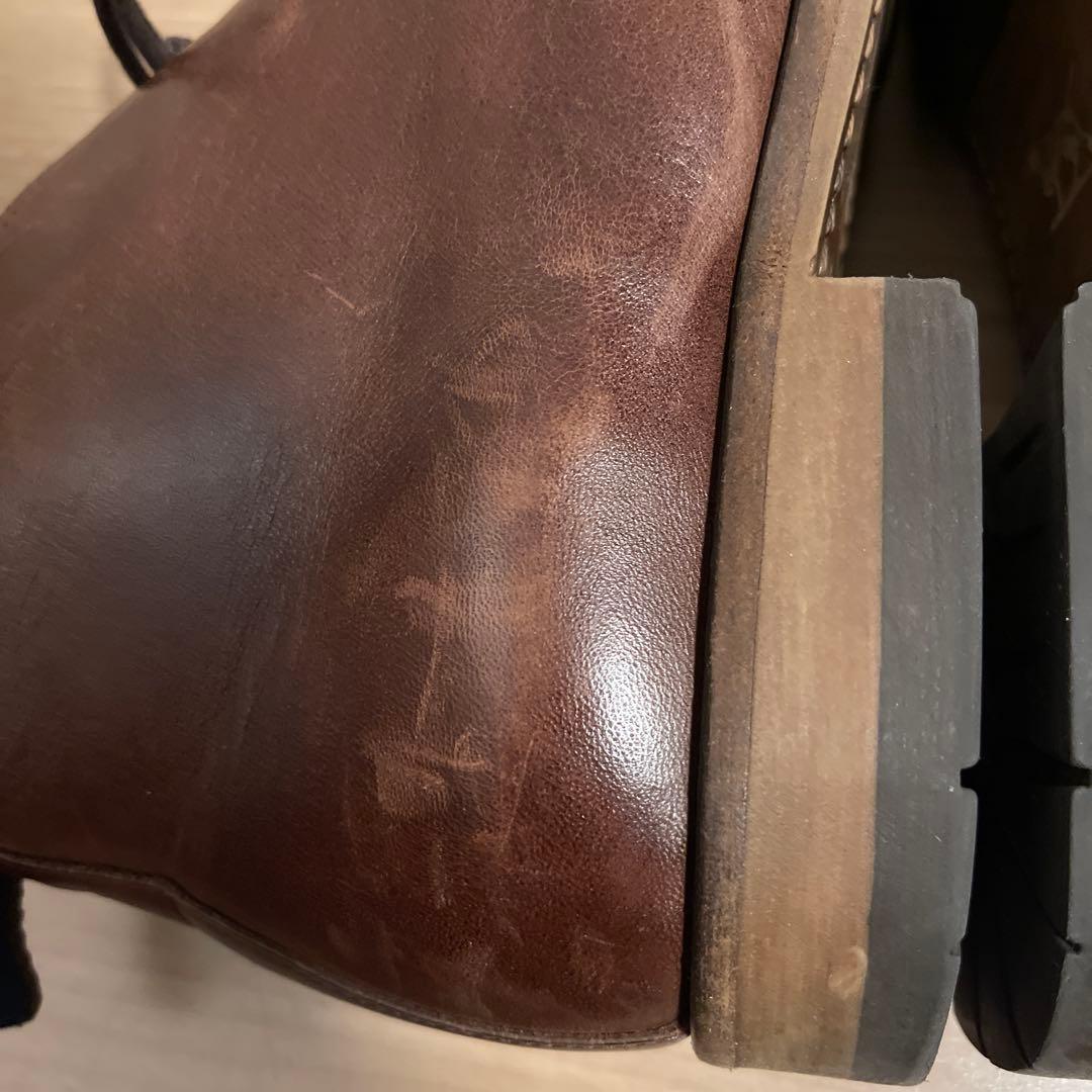 良品 RODD&GUNN チャッカブーツ 本革 高級品質 ブラウン 46