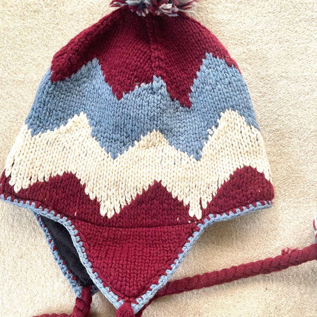 【レア】visvim Earflaps beanie knit cap 10AW