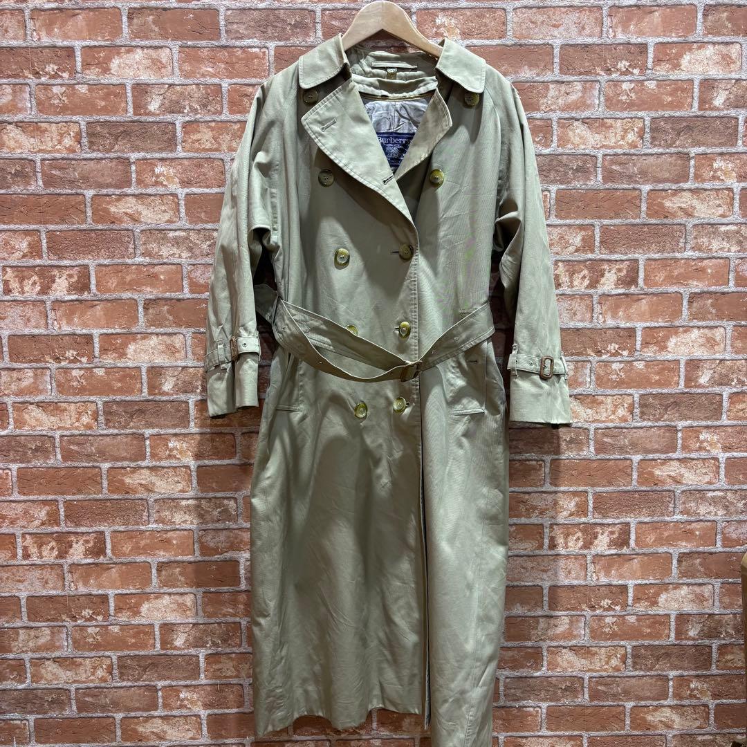 古着　Burberrys ベージュ ステンカラーコート　英国製