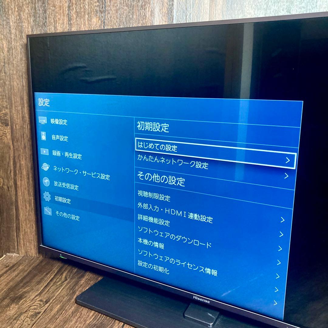 極美品 ハイセンス 43インチ 4Kテレビ 43A6800 2019年製