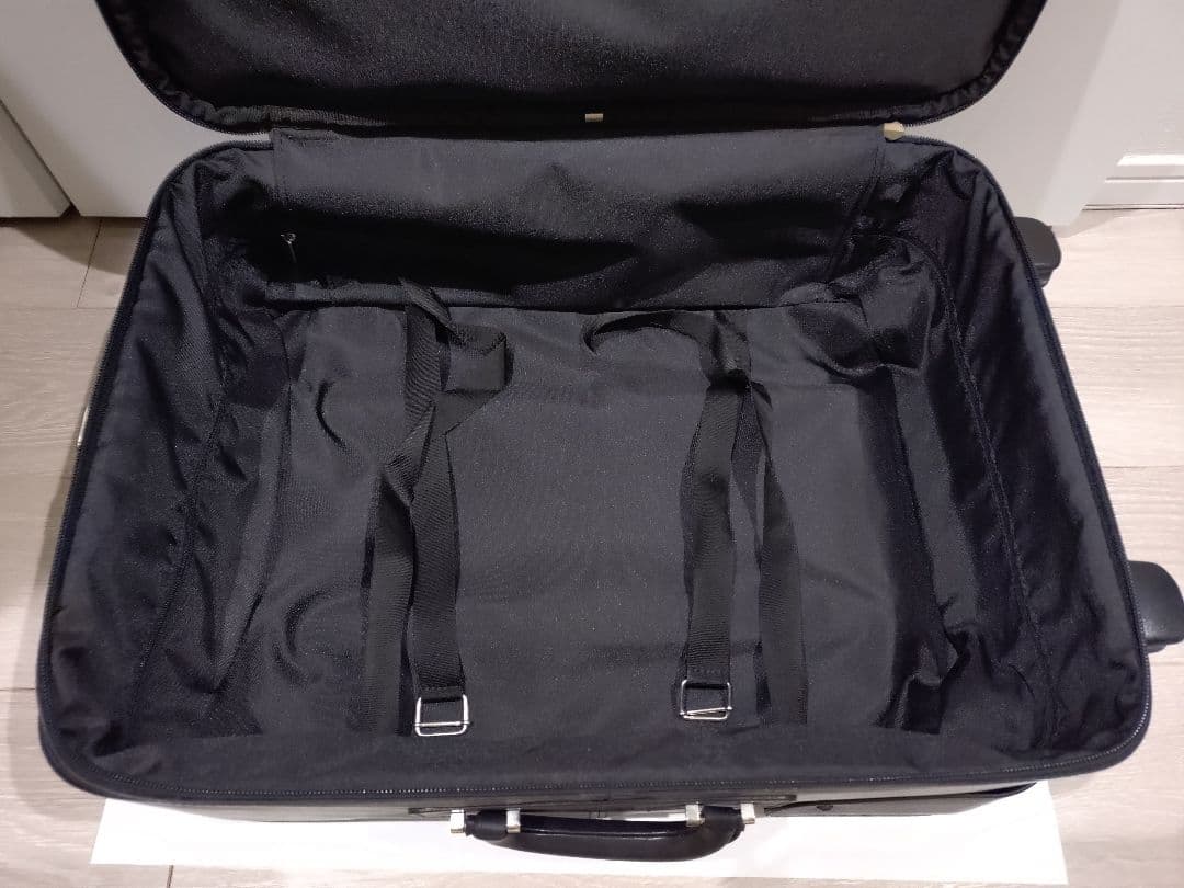 オールレザー LOEWE ロエベ アナグラム キャリーケース ブラック