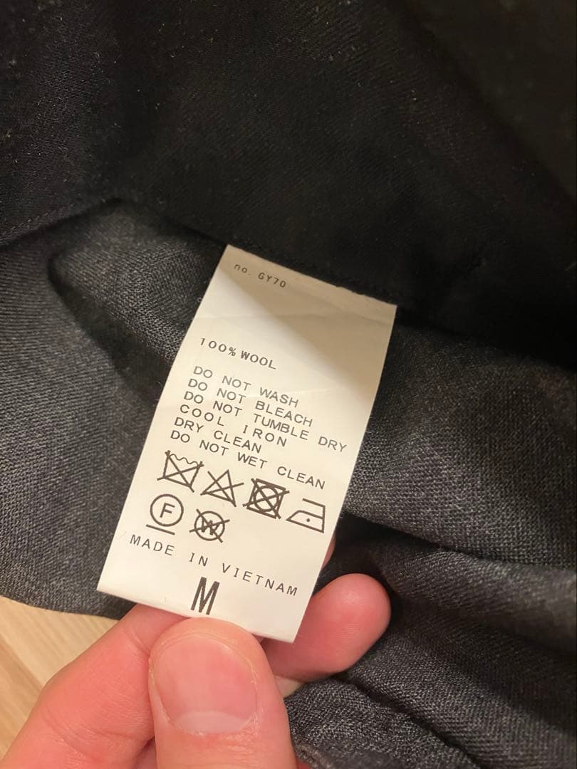 パンツ RE-PURPOSE 100%wool Casual Slacks pants