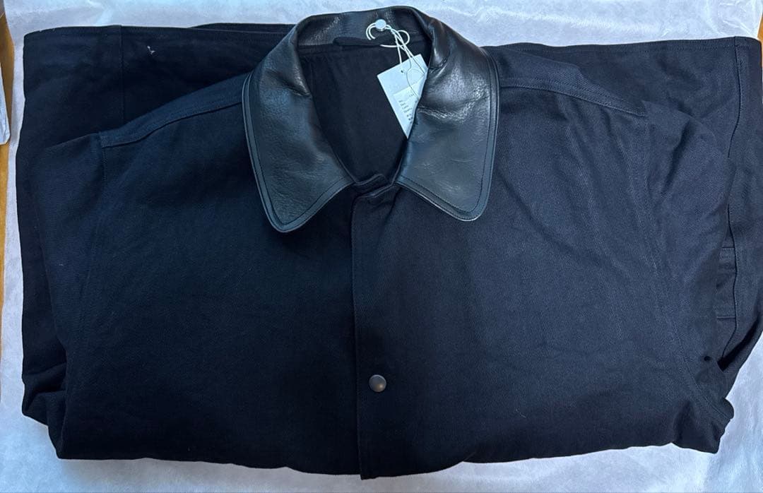 SIZE2 25AW COMOLI デニムレザーワークジャケット