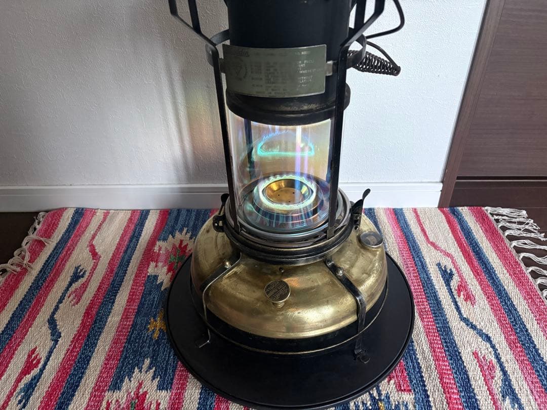 アラジン 15型　ガラスチムニー　h2201 アラジンストーブ 初期型